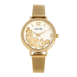 Sophie and Freda Lexington Quartz Gold Stainless Steel Bracelet Women's Watch SAFSF5203