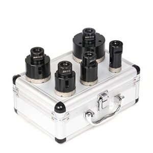 Vearter 5PCS/Set M14 Thread Vacuum Brazed Diamond Core Drill Bit