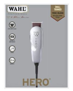 Wahl Professional 5-Star Hero Corded T Blade Trimmer – Great for Barbers and Stylists – Powerful Standard Electromagnetic Motor – Includes 3 Guides