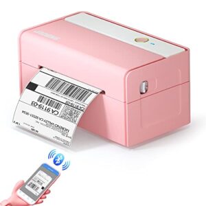 Jadens Bluetooth Thermal Label Printer -Wireless Label Printer -Shipping Label Printer for Small Business