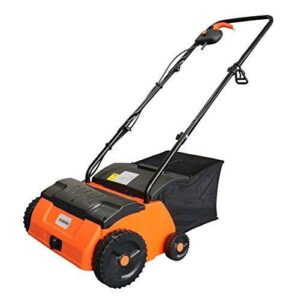 eSkde 2 in 1 Electric Scarifier Lawn Rake & Aerator 1400w 32cm Width 4 Heights