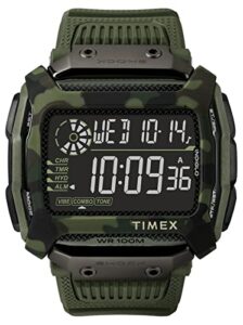 Timex Men's Digital Quartz Watch with Silicone Strap TW5M204