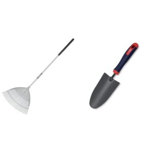 Spear and Jackson 3884NB Neverbend Carbon Plastic Leaf Rake