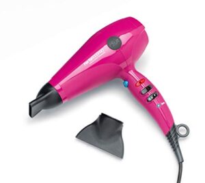 Diva Pro Styling Forte 6000 Pro Dryer (Pink) - 2400W Professional Hairdryer with Ionic Conditioning