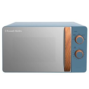 Russell Hobbs RHMM713BL 17 L 700 W Scandi Compact Blue Manual Microwave with 5 Power Levels