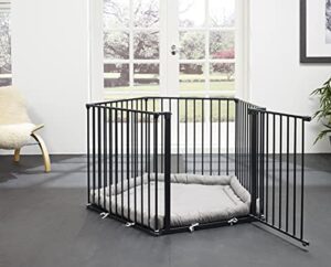 BabyDan Deluxe PlayPen Including Playmat 72-360cm - Black