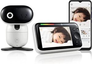 Motorola Nursery PIP1610 HD Wifi Video Baby Monitor with 5" HD 720p Parent Unit and Motorola Nursery 1080p App - Remote pan