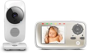 Motorola MBP483 Video Baby Monitor - 2.8" Screen - Night Vision - Two-Way Talk - Room Temperature Display