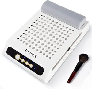 L'UGX Rechargeable Nail Dust Collector with 2 Reusable Filters