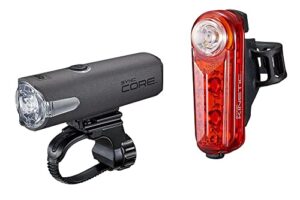 CatEye Black Sync Core and Kinetic Road Bike Light-Se