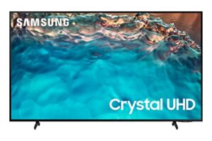 Samsung 50 Inch BU8000 UHD Crystal 4K Smart TV (2022) - Airslim Design With Alexa & Smart TV Streaming Built In