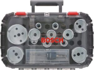 Bosch Professional 2608594192 14-Piece Hole Saw Progressor for Wood & Metal Universal Set (Drill Accessories)