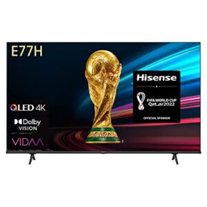 Hisense 43E77HQTUK QLED Gaming Series 43-inch 4K UHD Dolby Vision HDR Smart TV with YouTube