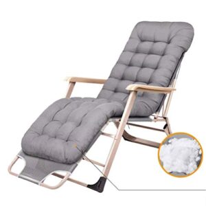 Garden Rocking Chair Reclining With Cushions For Heavy People Outdoor Patio Deck Folding Rocker Zero-Gravity Seat Supports For family lounge