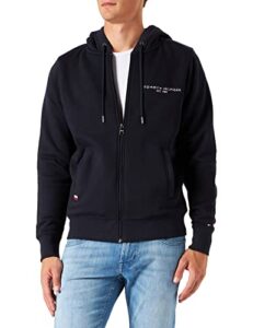 Tommy Hilfiger Men's Tommy Logo Fur Lined Hooded Sweatshi