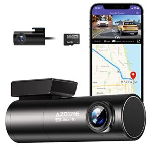 AZDOME 4K Dash Cam Front and Rear