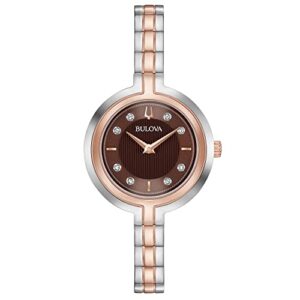 Bulova Women's Classic Rhapsody Quartz Dial Watch 98P194
