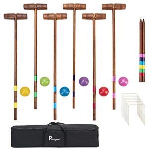 Pointyard 32’’ Six Player Croquet Set