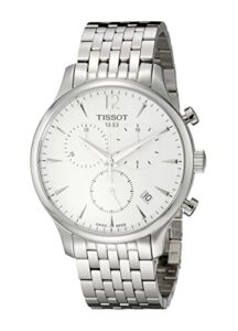 Tissot Men's T0636171103700 Tradition Analog Display Swiss Quartz Silver Watch
