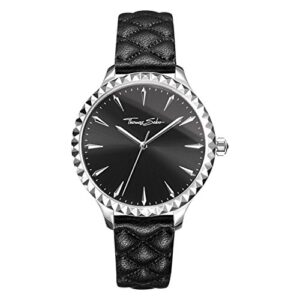 Thomas Sabo Women Watch Rebel at Heart Analogue Mechanic Leather WA0321-203-203-38 MM