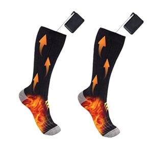 JOLLQUE Electric Heated Socks for Men Women