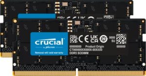Crucial RAM CT2K8G48C40S5 16GB Kit (2x8GB) DDR5 4800MHz CL40 Laptop Memory