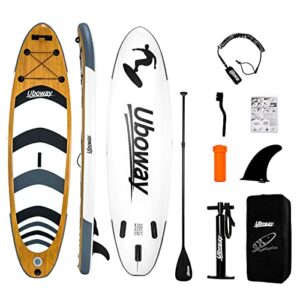 Signstek Paddle Board Inflatable SUP Stand Up Paddleboarding with Accessories Kit Paddle