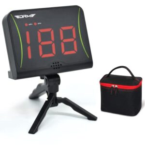 DRM Hockey Shot Puck and Ball Speed Radar with Red Digit Led Display