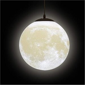 Pendant Lights Ceiling Night Lamp - Universe Planet Moon Creative Lantern Restaurant Bar Home Children Bedroom LED Hanging Lighting(Light Bulb is Not Included)