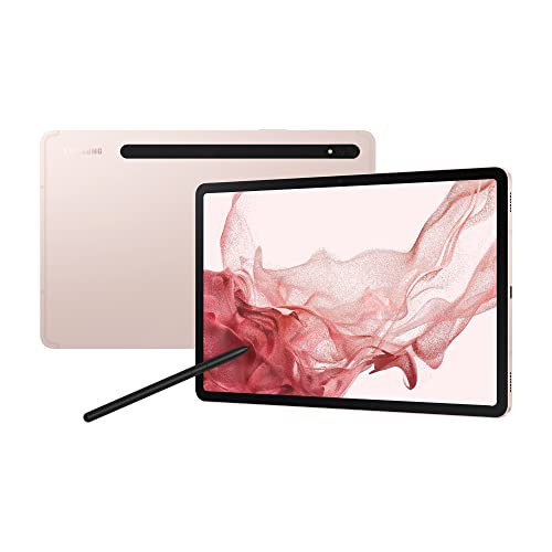 Samsung Galaxy Tab S8 11 Inch 128GB Wi-Fi Android Tablet Pink Gold (UK version)