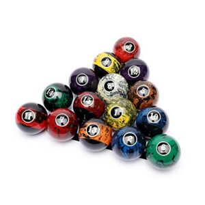 BEKZILY Professional Pool Balls/Billiard Balls Set Complete 16 Balls for Pool Tables