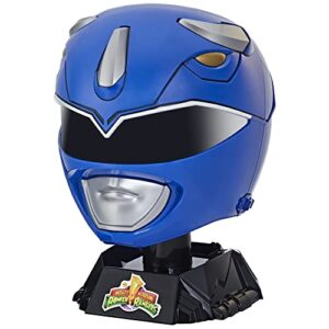 Power Rangers Lightning Collection Mighty Morphin Blue Ranger Premium Collector Helmet Full-Scale for Display