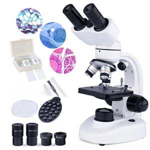 USCAMEL 40X-1000X Magnification LED Binocular Compound Microscope