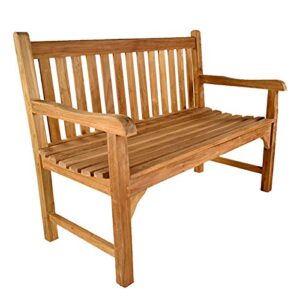 Warwick 2 seat Grade A Teak Garden Bench L:120cm