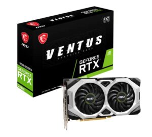 MSI GeForce RTX 2060 VENTUS 12G OC Gaming Graphics Card - 12GB GDDR6