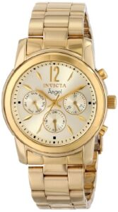 Invicta Angel Women's Watch Chornograph with Gold Plated Stainless-Steel Bracele