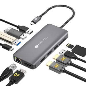 NOVOO Docking Station 4K @ 60Hz USB C Hub