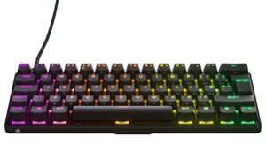 SteelSeries Apex Pro Mini - Mechanical Gaming Keyboard – World’s Fastest Keyboard – Adjustable Actuation – Compact 60% Form Factor – English (QWERTY) Layou