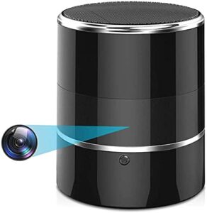 Spy Camera Hidden Camera WiFi Nanny Cam in Bluetooth Speaker with 240° Viewing Angle