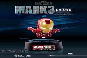 Beast Kingdom Toys EA-040 Marvel-Figure Lightning Diorama Iron Man Mark III The First Ten Years Edition