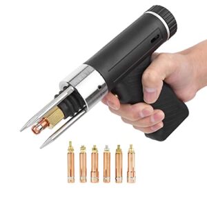 Capacitor Discharge Spot Stud Welder Stud Welding Gun Spot Welding Torch with 6pcs M3 to M10 Colle