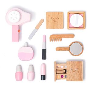 umu Wooden Beauty Belongings Kid's Emellish Pretend Play Kit Great Gift for Girls and Boys