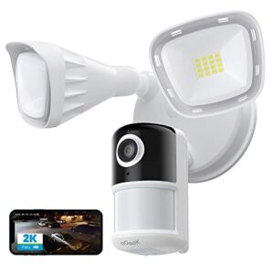 ieGeek 2K Security Floodlight Camera with Color Night Vision - Security Camera Outdoor with PIR Motion Sensor