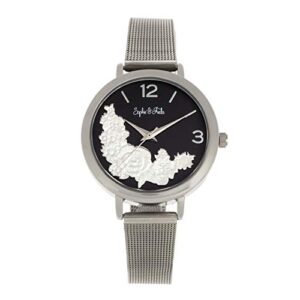 Sophie and Freda Lexington Quartz Silver Stainless Steel Bracelet Women's Watch SAFSF5201