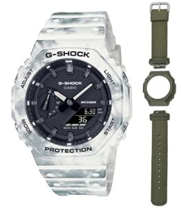 Casio Men's Analogue-Digital Quartz Watch with Plastic Strap GAE-2100GC-7AER