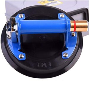 IMT 8" Glass Suction Cup Vacuum Glass Lifter with Metal Handle and Brass Pump