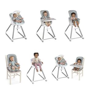 Ingenuity Beanstalk Baby to Big Kid 6-in-1 High Chair Converts from Infant Seat to Dining Booster Seat and More