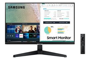 Samsung S24AM506NU - M50A Series - LED monitor - Smart - 24" - 1920 x 1080 Full HD (1080p) @ 60 Hz - IPS - 250 cd/m² - 1000:1 - HDR10-14 ms - 2xHDMI - speakers - black