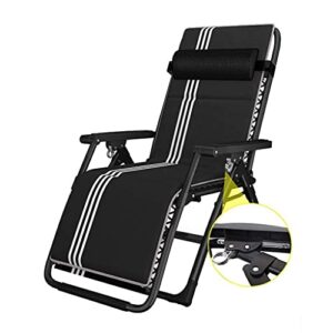 XUMOUDDIAN Patio Chairs Reclining Zero gravity Chaise lounges outdoor Garden rocking Deck chair For Beach Camping With Cushions Support 440lbs Happy