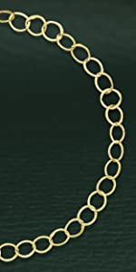 Gold Circle Link Bracelet